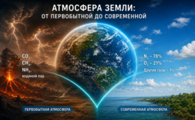 атмосфера Земли, состав атмосферы, эволюция атмосферы, кислородная революция, функции атмосферы, слои атмосферы, озоновый слой, защита Земли, климат Земли, газовая оболочка Земли