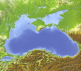 Очертания Черного моря