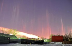 Северное сияние на Урале