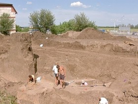 Древний курган. Древнее захоронение