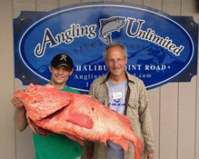 Самый крупный морской окунь 