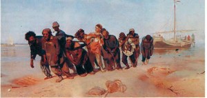 Бурлаки на Волге